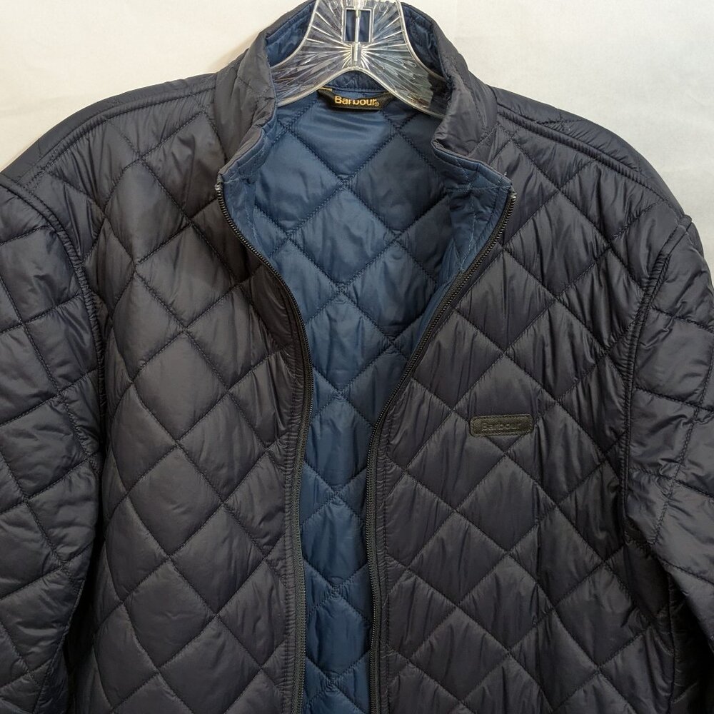 Barbour Dark Navy lightweight quilted jacket medium Men's
